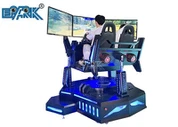 Závodní auto VR se třemi osami se třemi obrazovkami