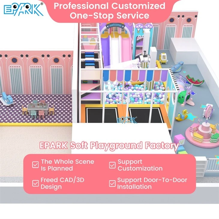 258m² Candy-Color Indoor Playground best
