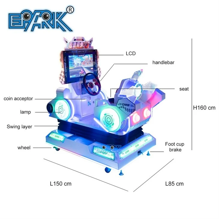 Extreme Racing Kiddie Ride Amusement Machine