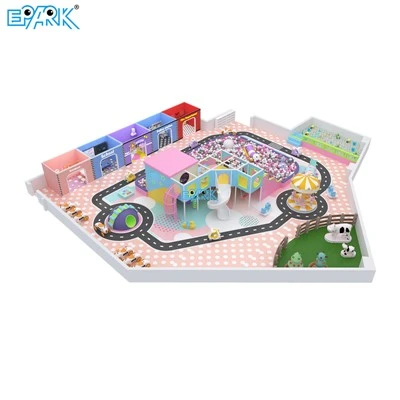 Dětský Soft Play Adventure Park se skluzavkami a bazénkem s míčky